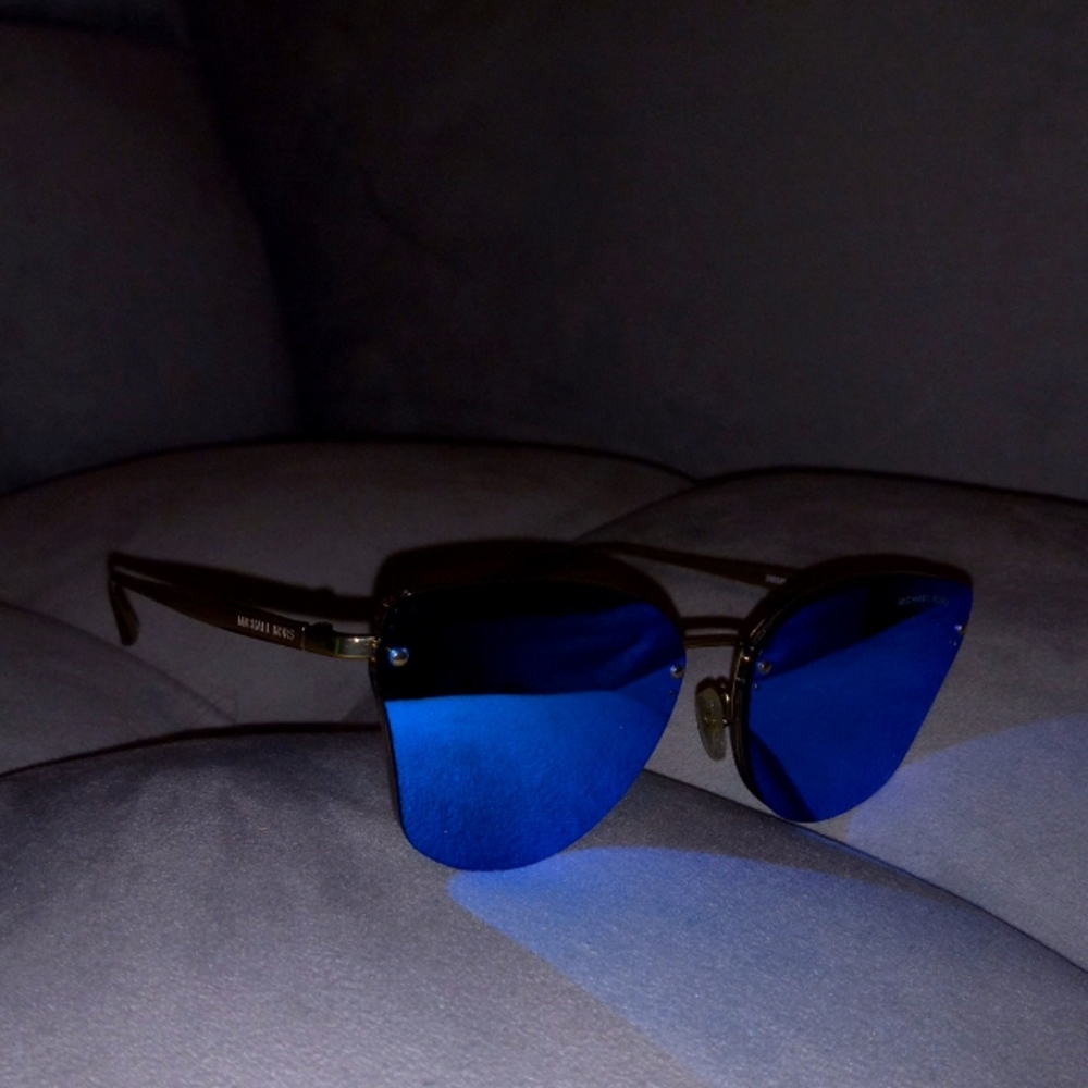 Michael Kors MK2068 Sanibel Cobalt Mirror & Nude Transparent Sunglasses